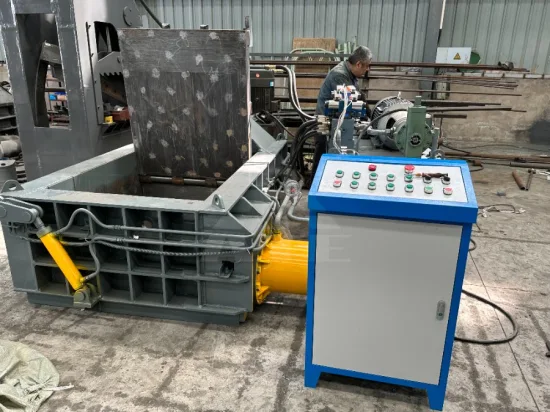 Horizontal Hydraulic Press Baling Machine Aluminum Cans Foil Scrap Metal Baler